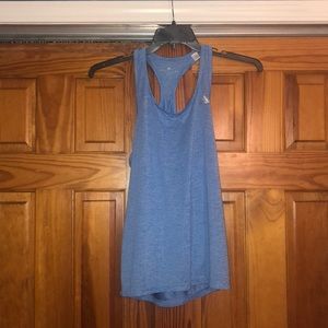 Adidas striped racer back tank top